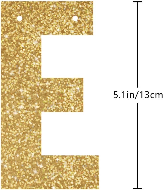 MAGJUCHE Gold Happy 11th Birthday Banner Glitter 11 Years Old Boy or Girl Party Decorations Supplies - Image 4