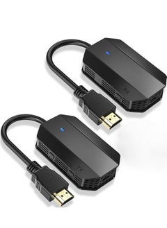 ماركة غير محددة Wireless HDMI Transmitter and Receiver,Plug  Play,Wireless HDMI Extender Kit,Support 2.4/5GHz for Streaming Media Video/Audio/File for Laptop/PC/Camera/Phone to Monitor/Projector/HDTV - 98FT/30M  - Image 1