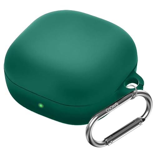 Cocoonkart Soft Silicone Case Cover for Samsung Galaxy Buds Core (Green) - Image 1