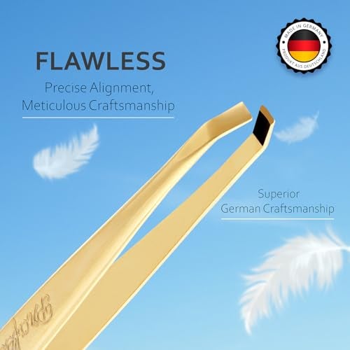 solingen مقص حواجب وشعر الوجه من الفولاذ المقاوم للصدأ بزاوية مائلة من سولنجن، ألمانيا - Image 2