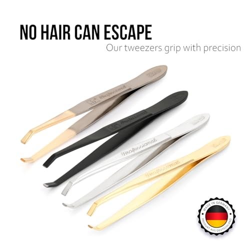 solingen مقص حواجب وشعر الوجه من الفولاذ المقاوم للصدأ بزاوية مائلة من سولنجن، ألمانيا - Image 4