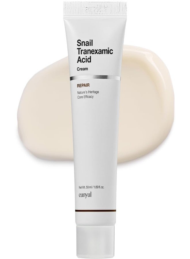 EUNYUL Snail Tranexamic Acid Moisturizing Cream (1.76 oz / 50g) – Korean Face Cream for Hydration & Skin Barrier Care - Image 1