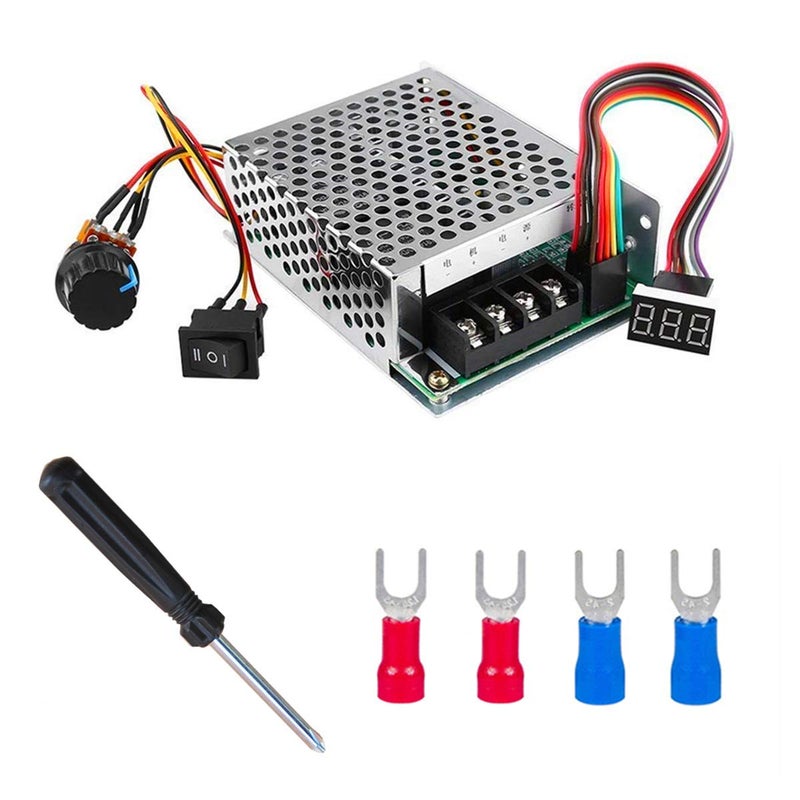 Puly PWM DC10-55V 12V 24V 36V 48V 60A PWM DC Motor Speed Controller Reversible Switch Set DC Brush Motor Tools Accessories Supplies - Image 1