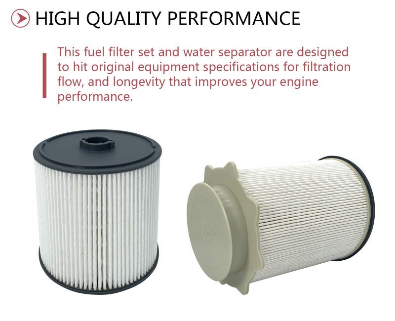 SKARUMMER 68157291AA & 68436631AA 6.7 Cummins Diesel Fuel Filter Water Separator Set Replacement for 2019 2020 2021 Dodge Ram 2500 3500 4500 5500 6.7L Turbo Cummins Diesel Engines - Image 2