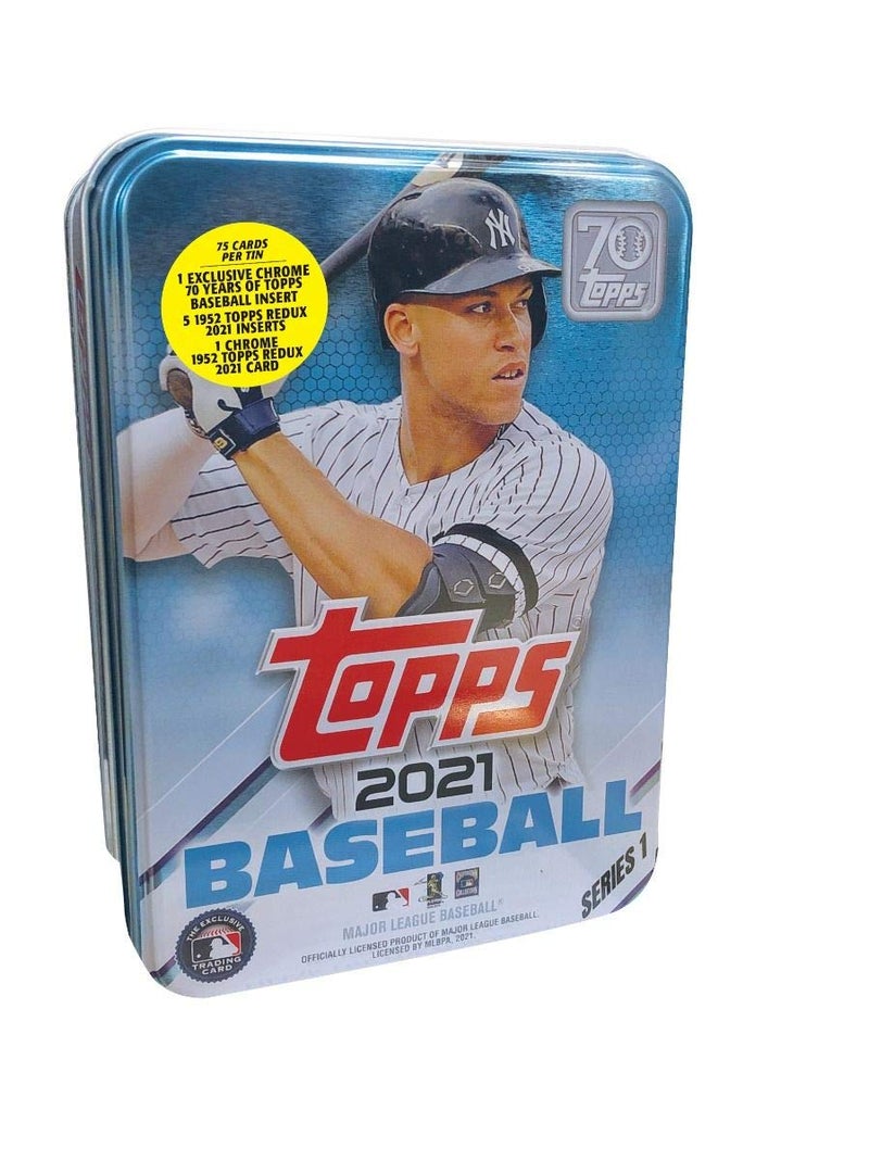 Topps 2021 Series 1 Baseball Tin - Image 2