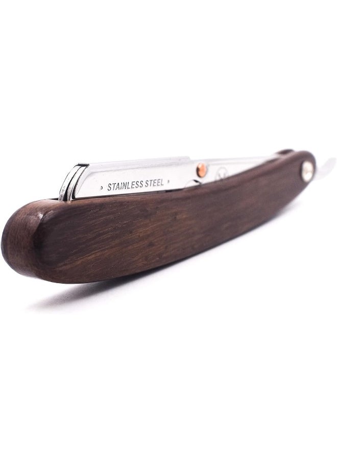 Parker'S Walnut Wood Handle Professional Barber Straight Razor & 5 Blades - pzsku/ZF1D36EB6E455AAC1A3EFZ/45/_/1725949151/e9a2ffa1-1aaf-4807-b141-2f0e2a845992