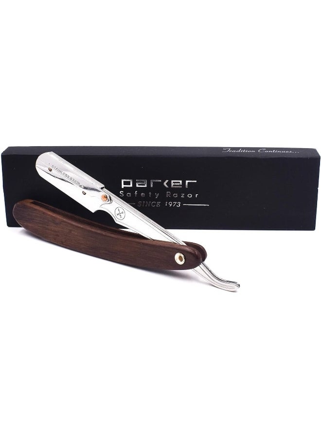 Parker'S Walnut Wood Handle Professional Barber Straight Razor & 5 Blades - pzsku/ZF1D36EB6E455AAC1A3EFZ/45/_/1725949152/b6dfa890-0fb5-4806-ac68-5e21e10aa8af