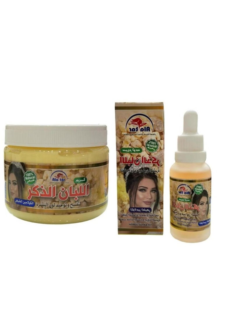 alattar Frankincense Set Face cream 200 g + Face serum 30 ml 