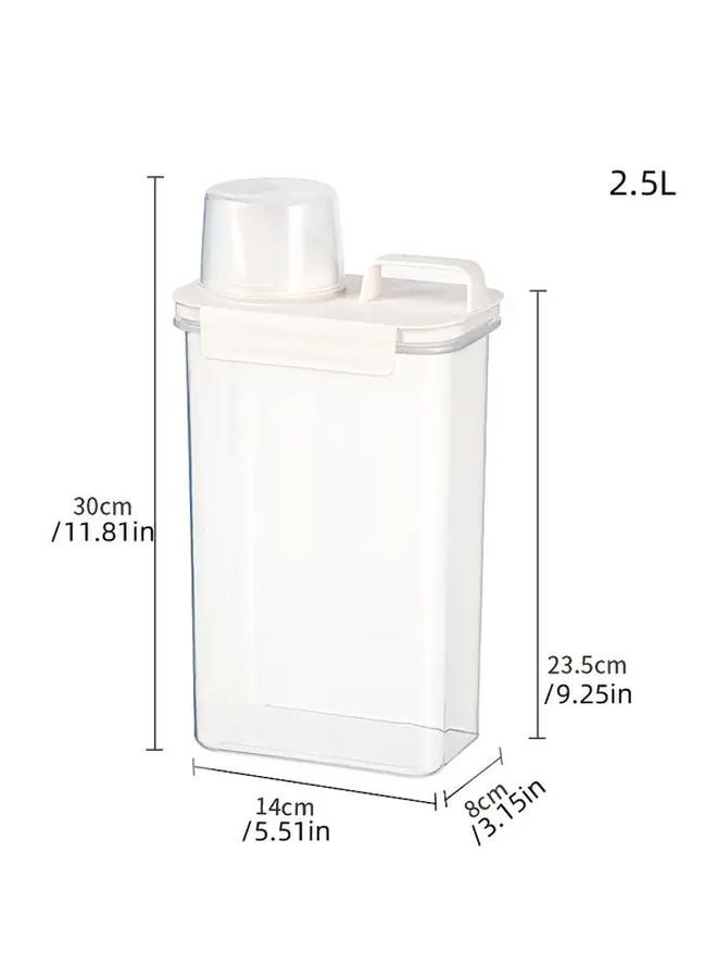 Blue 84 54oz Large Capacity Laundry Detergent Dispenser Heavy Duty Space Saving Design - Image 4