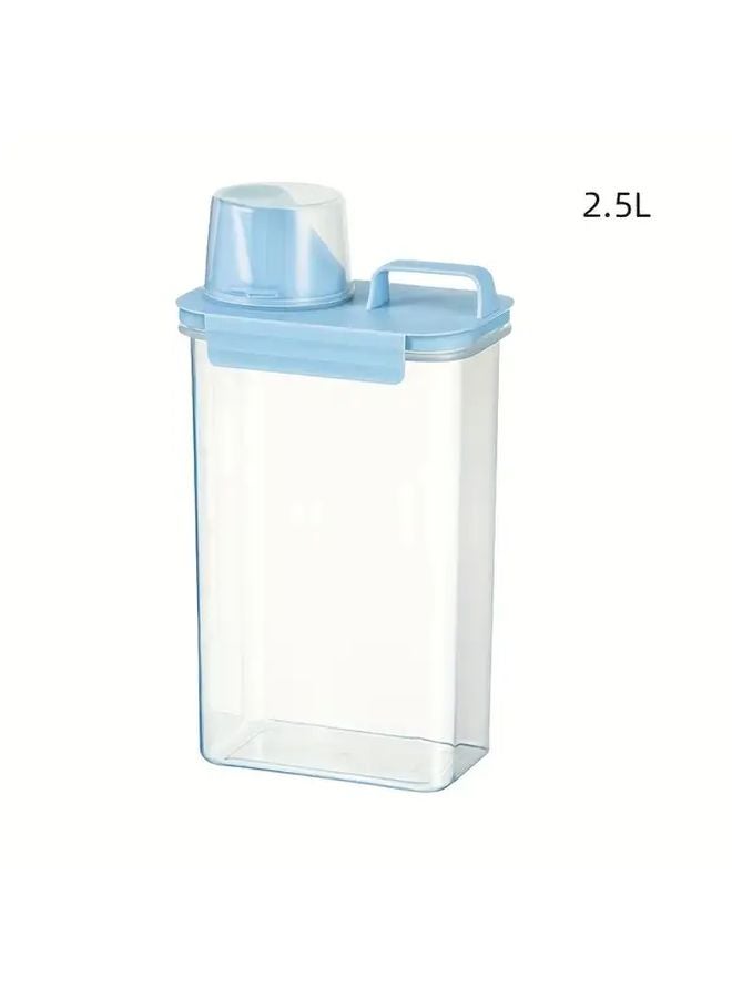 Blue 84 54oz Large Capacity Laundry Detergent Dispenser Heavy Duty Space Saving Design - Image 1