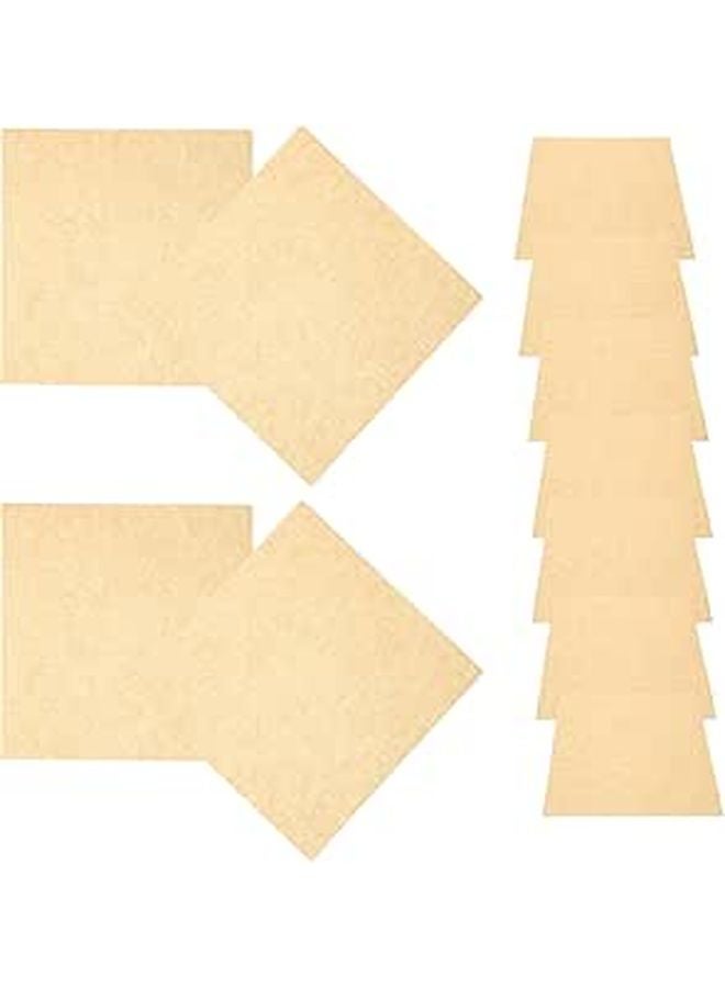Natural Kraft Parchment Paper 20x20cm Non Stick Heat Resistant 500 Sheets - Image 1