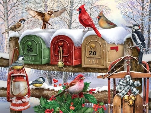 Ceaco - Winter's Promise - 300 Oversized Piece Jigsaw Puzzle - Image 1
