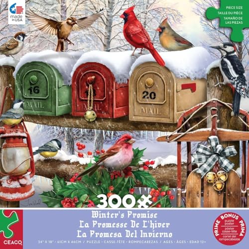 Ceaco - Winter's Promise - 300 Oversized Piece Jigsaw Puzzle - Image 2