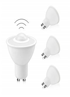 Generic LED Motion Sensor Light Bulbs, GU10 PIR Detection Spotlight 5W Cool White 6000K 500Lm Auto On/Off LED Security Light Bulb for Stairs, Garage, Corridor, Walkway, Yard, Hallway  - Image 2