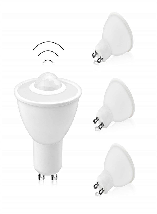 LED Motion Sensor Light Bulbs, GU10 PIR Detection Spotlight 5W Cool White 6000K 500Lm Auto On/Off LED Security Light Bulb for Stairs, Garage, Corridor, Walkway, Yard, Hallway  - Image 2