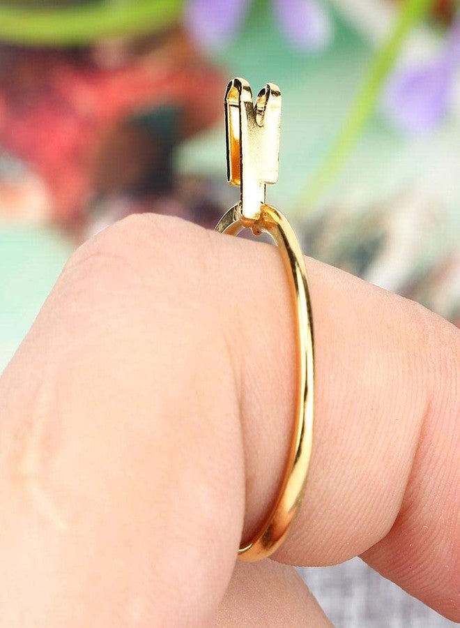 Alucy Ring Blank & Stone Holder - Diamond Tools, Gemstone Prong Easily Hold Naked & Claw Display Jewelry Making Tool - Image 4