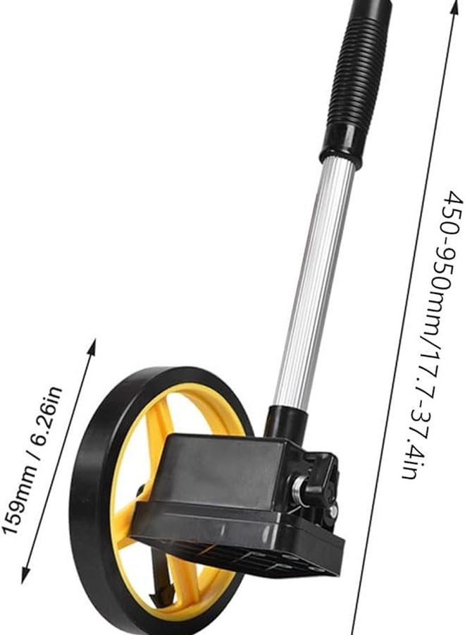 عجلة قياس المسافة الميكانيكية من سبائك الألومنيوم 0 9999 9 متر نطاق - Image 3