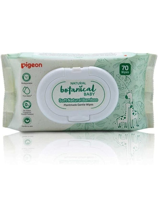 pigeon - 70 قطعة من مناديل الأطفال المبللة بالنباتات الطبيعية - Image 1