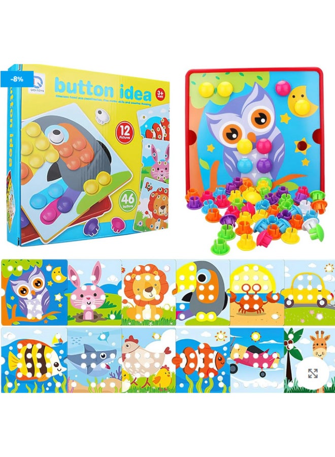 Game Button Idea Educational – Early Learning Toy - Image 1