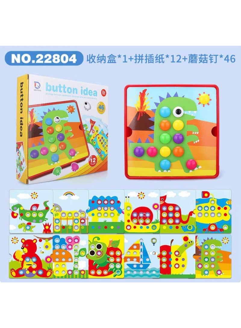 Game Button Idea Educational – Early Learning Toy - Image 3