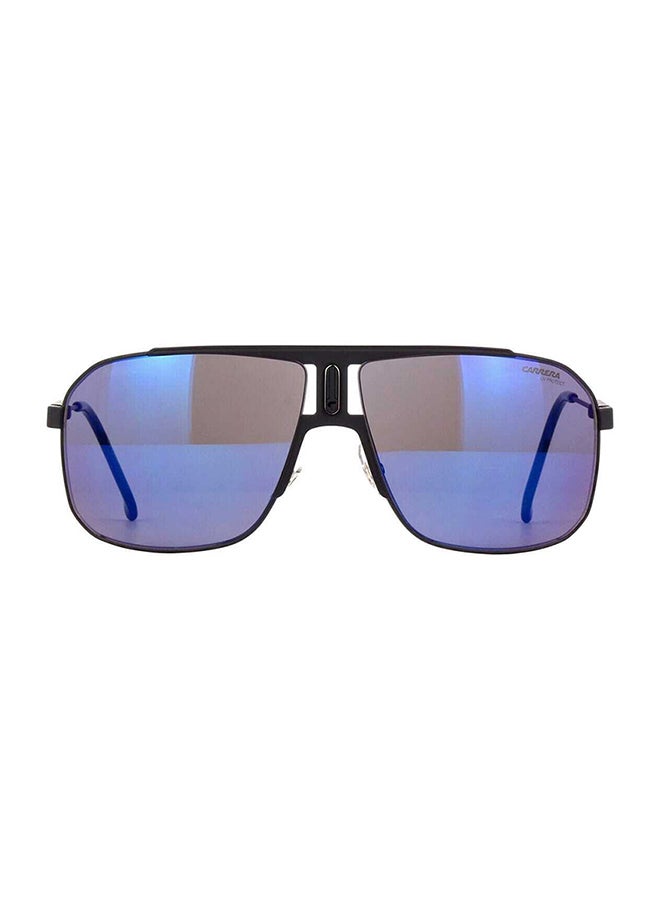 Carrera Men's Mirrored Square Sunglasses - Carrera1043_S_0003_Xt - Lens Size: 65 Mm - Image 2