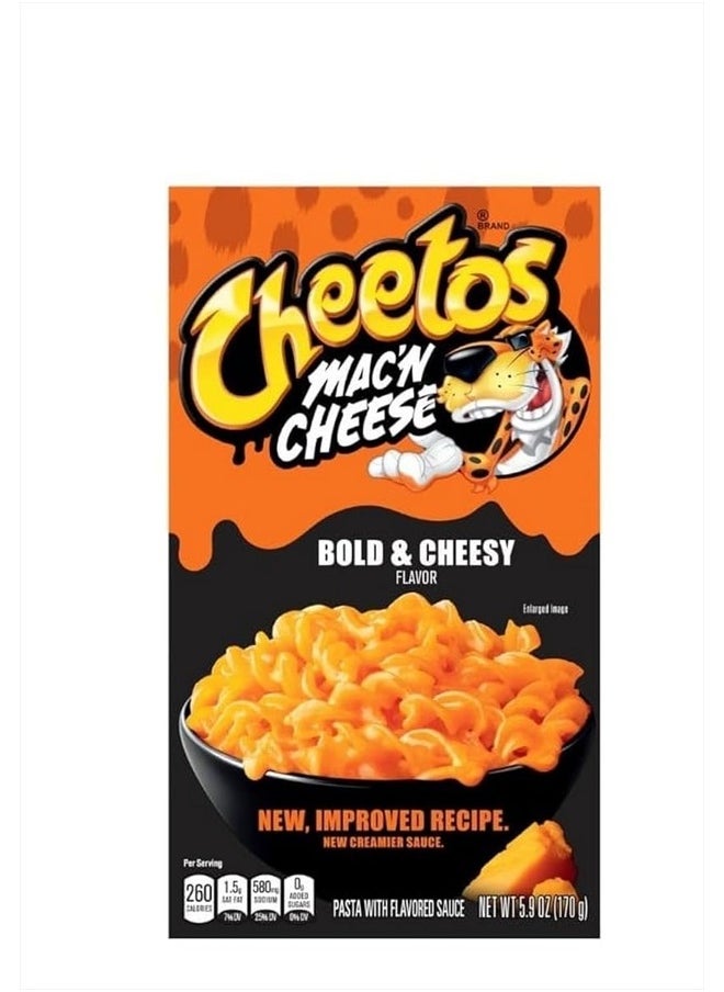 Cheetos Mac & Cheese Bold & Cheesy 5.9oz Boxes (Pack of 12) 