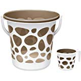 MILTON Plastic Duplex Bucket And Matching Mug Set Multicolour 18 L 2 buckets 2 mugs - Image 3