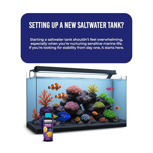 DrTim's Aquatics DrTim’s Aquatics One & Only for Saltwater Aquariums – 4 oz – Live Nitrifying Formulan – Supports Biological Balance, Clean Water & Stability in Fish Tanks - Image 2