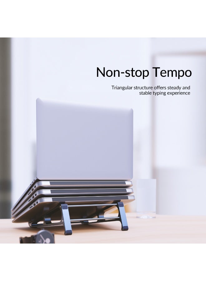 أوريكو حامل حاسوب محمول قابل للطي، ارتفاع مريح قابل للضبط حامل حاسوب مكتبي 14-17.3 قدم - Image 3