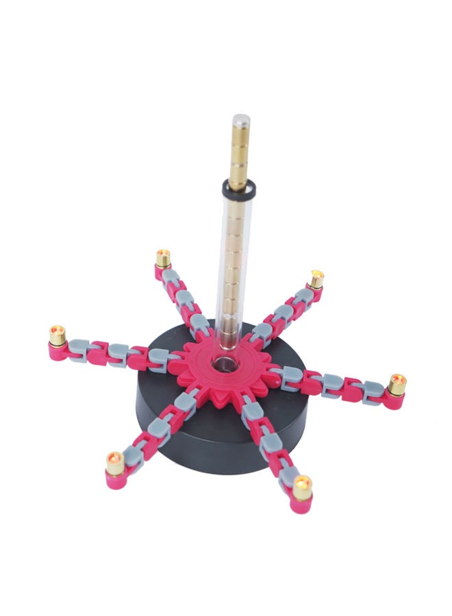 Loquat Variety Magnetic Suspension Pen Holder Toy Multifunctional Magnetic Suction Pen Holder Decompression Colorful Light Magnetic Pen Holder-Color:Light Version-yellow Gray Mechanical Claw-Specifications - Image 2