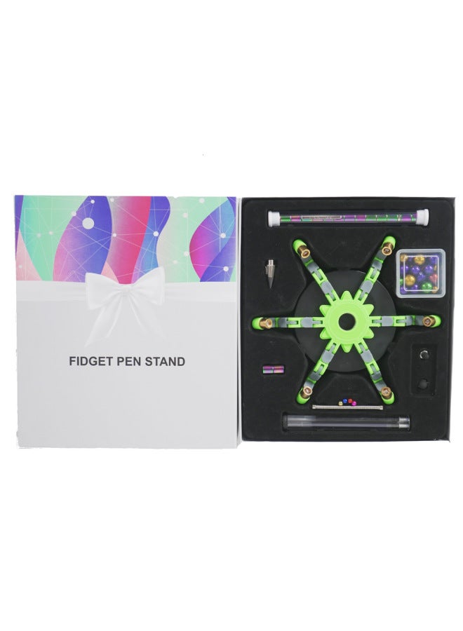 Loquat Variety Magnetic Suspension Pen Holder Toy Multifunctional Magnetic Suction Pen Holder Decompression Colorful Light Magnetic Pen Holder-Color:Light Version-yellow Gray Mechanical Claw-Specifications - Image 4