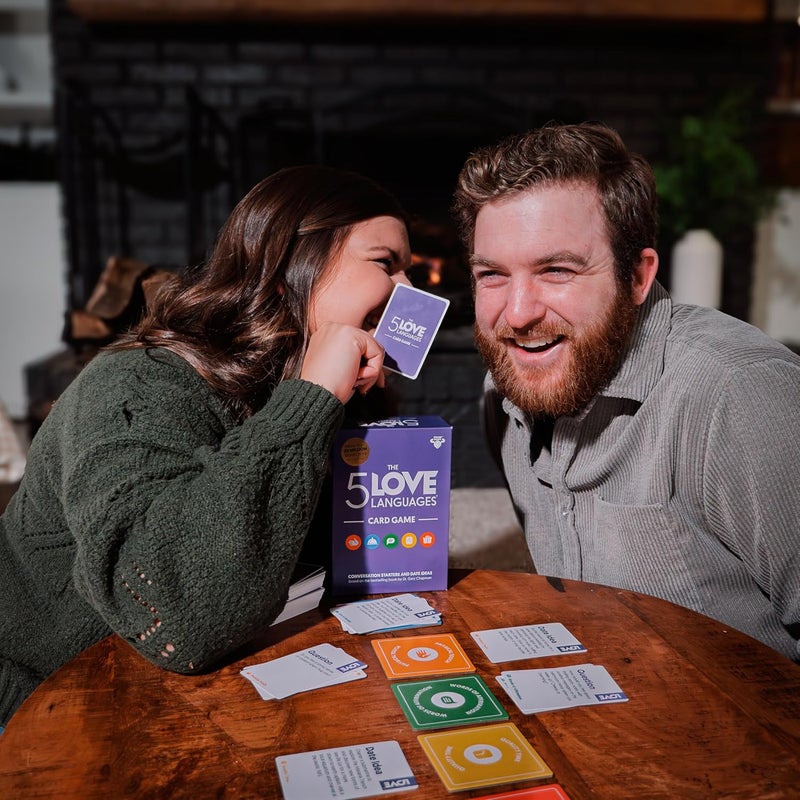 MOOSE The 5 Love Languages® Card Game, Discover More About Yourself & Your Partner, 300 Prompt Cards To Spark Deep, Meaningful Conversations, Create New Date Ideas And Fun Quiz Questions For 2 Players, 16+ - Image 4