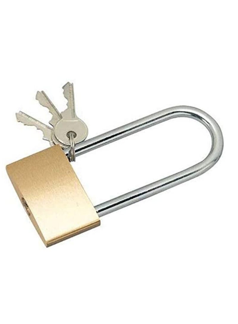 ROBUSTLINE Robustline Brass Pad Lock Long Shackle 50MM
