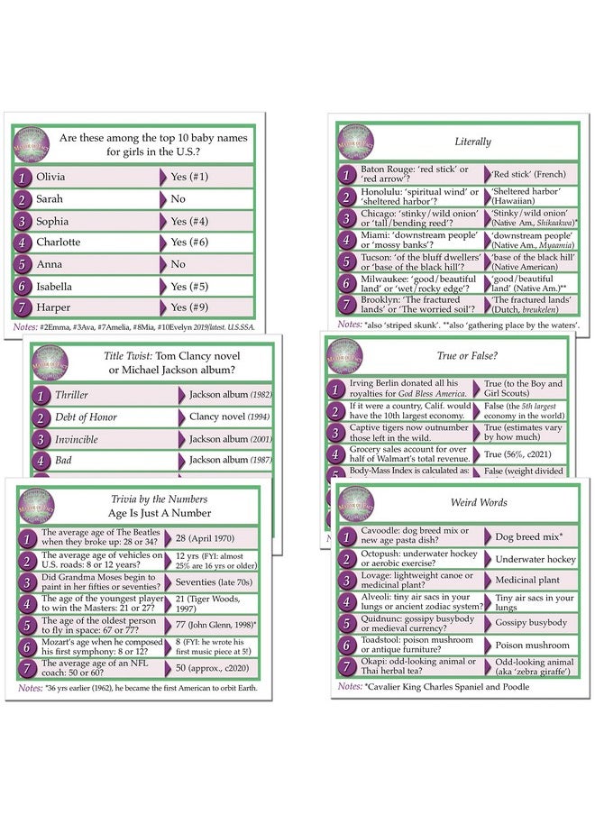 Game Development Group Matter of Fact - Fast-Paced, Rapid-Fire Trivia Challenge with Quirky Categories - Adult & Family Game Night Fun  - Image 5