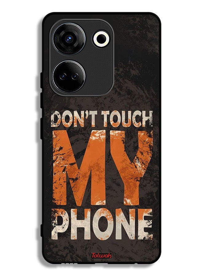 Tolwak Tecno Camon 20 Protective Case Cover Do Not Touch My Phone - Image 1
