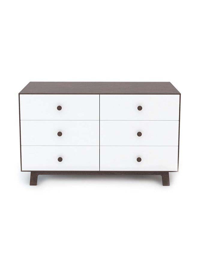 Al Home Kids Dresser: 134x49x83 Wood, White by Alhome - 110112929 