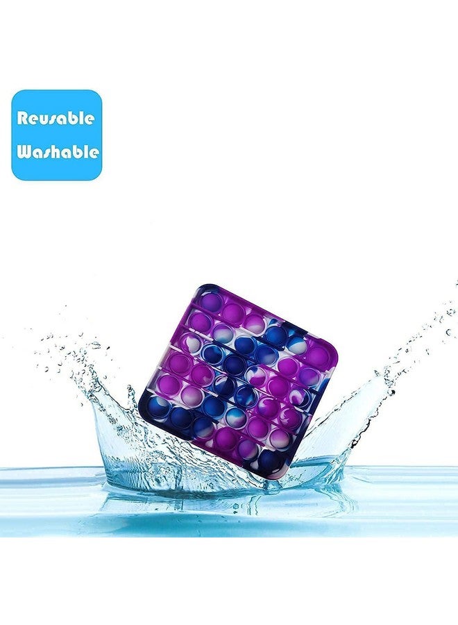 vGRASSP Pop It Fidget Sensory Toys, Stress Relief Silicone Pressure Relieving, Squeeze Novelty Gifts For Kids Children Adults - Pack Of 1, Color As Per Stock (Random Design) - Image 4