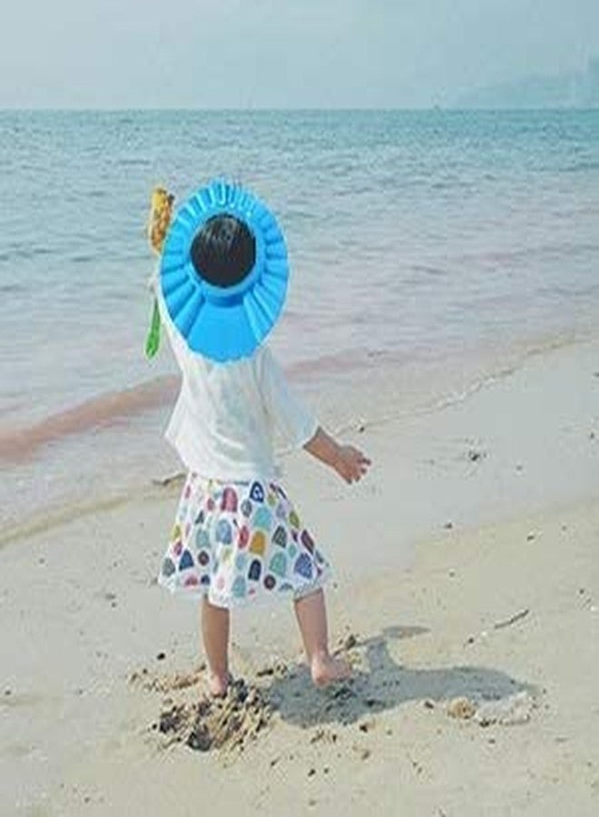 HEYOL Adjustable Safe Soft Bathing Baby Shower Hair Wash Cap for Children, Protection for Eyes and Ear, Bathing Baby Shower Cap, Baby Bath Cap, Baby Shower Cap (Multi-Color) - Image 4