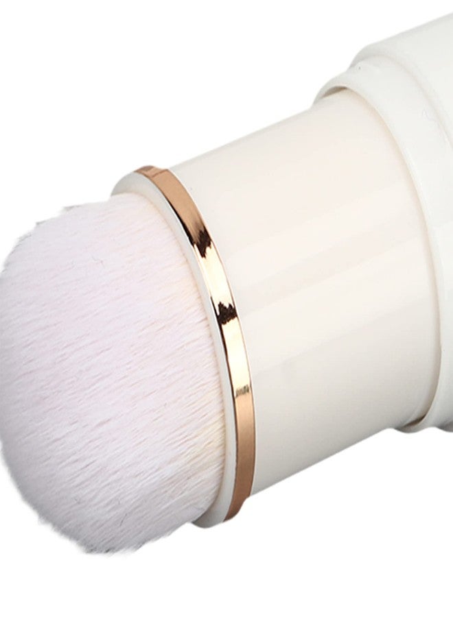 Filfeel Nail Dust Brush, Nail Art Dust Powder Remover Brush Rhinestone Handle Nail Art Dust Cleaner Brush Professional Nail Art Tool Manicure Duster Tools for Acrylic Gel Nails (White) - Image 3