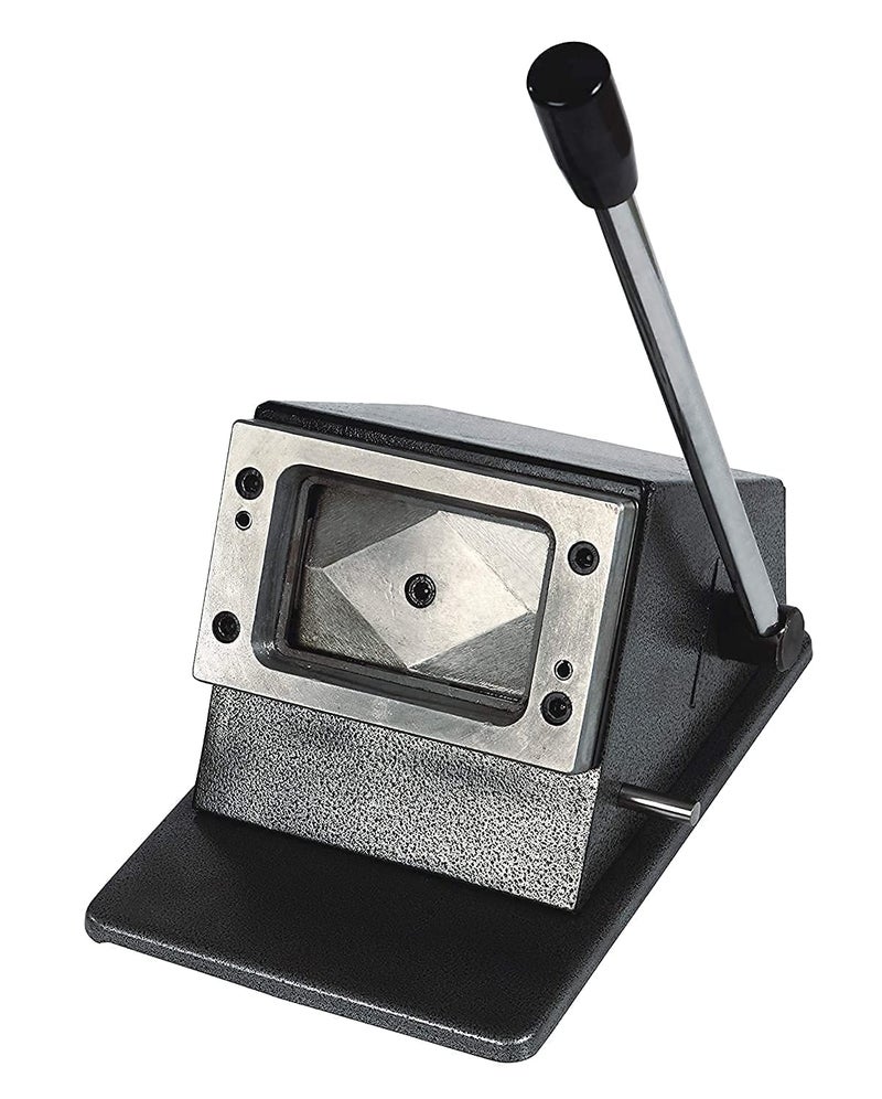 Heavy Duty PVC ID Card Die Cutter Full Metal Body Round Corner Photo ID Card and Die Cutter Multicolor