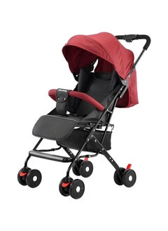 Generic Baby Pram Stroller With Sunshade Canopy Light Weight Easy Fold And Smooth Wheels Portable Baby Stroller  - Image 1