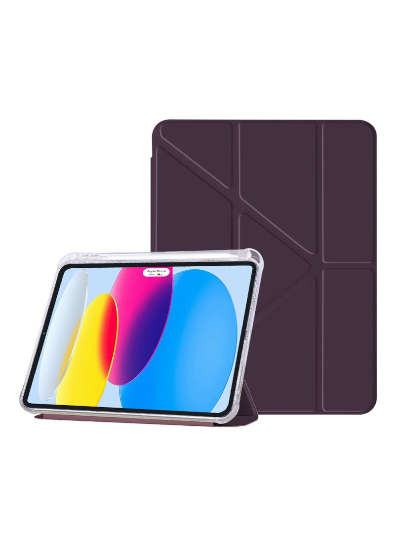 Rock Pow Case for iPad (A16) 11th 11 inch 2025 Gen iPad 11 Case/Case For iPad 10th Gen Case 2022 iPad 10 Case Slim Stand Soft Clear Transparent Shell Back with Pencil Holder Smart Cover for 11" iPad 11th 2025/10.9"iPad 10th Gen 2022 - Image 1