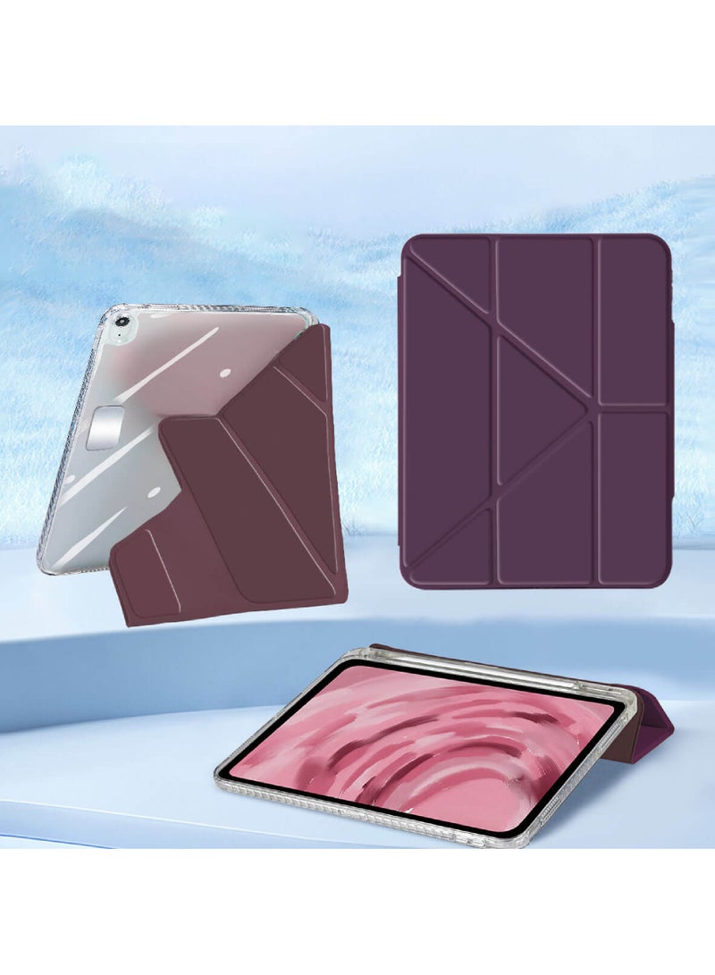 Rock Pow Case for iPad (A16) 11th 11 inch 2025 Gen iPad 11 Case/Case For iPad 10th Gen Case 2022 iPad 10 Case Slim Stand Soft Clear Transparent Shell Back with Pencil Holder Smart Cover for 11" iPad 11th 2025/10.9"iPad 10th Gen 2022 - Image 3