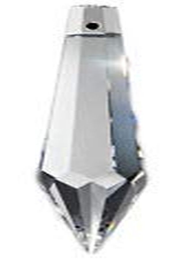 Asfour Icicle Drop 30% Lead Crystal Faceted 38mm - 1.5" inch #401-38 Set of 10pc