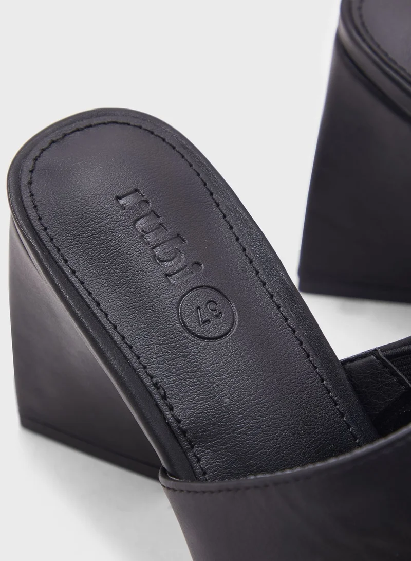 Rubi One Strap Mid Heel Sandals
