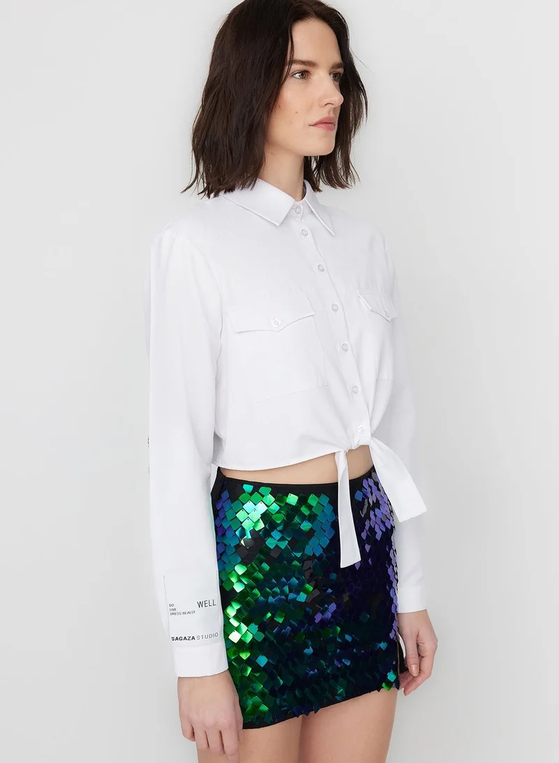 trendyol Pocket Detail Shirt