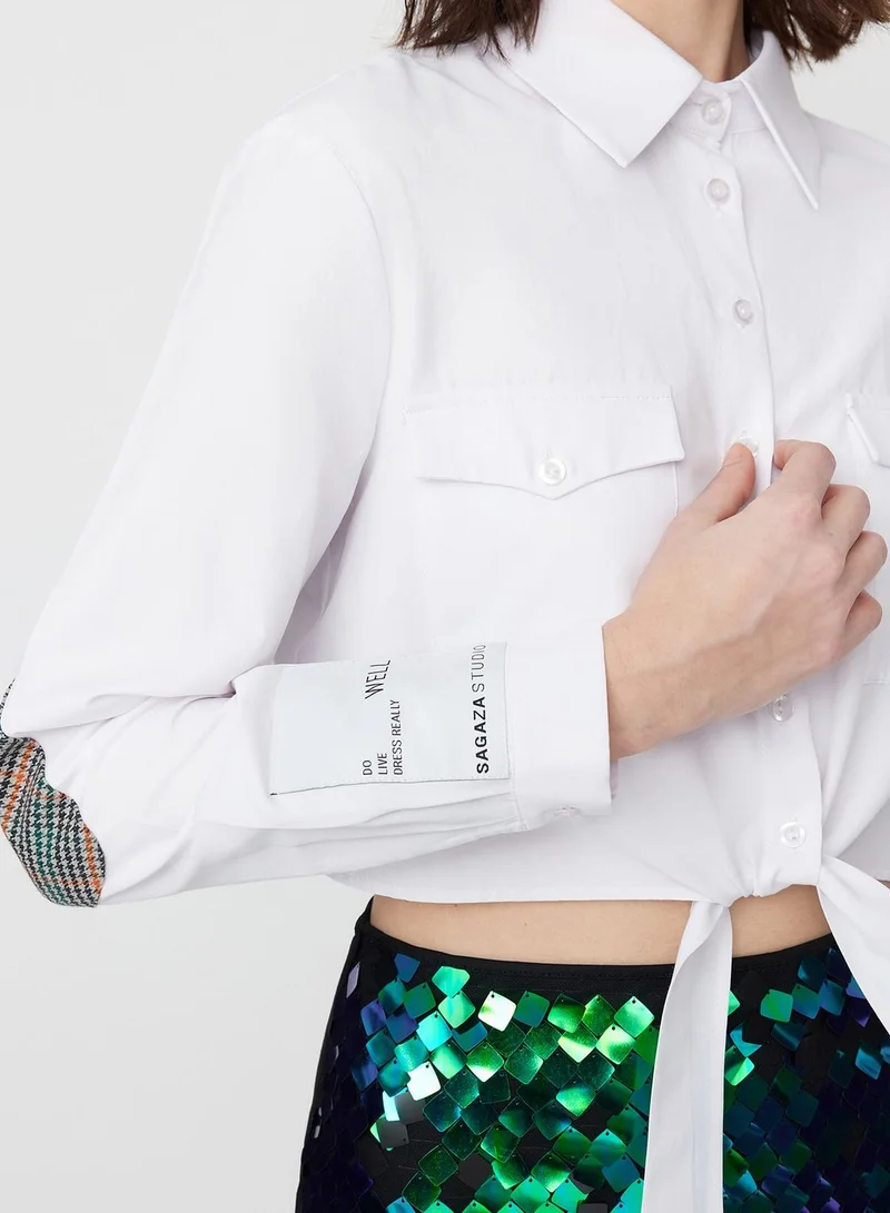 trendyol Pocket Detail Shirt