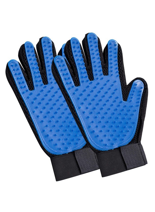 Franklin Sports Franklin Pet Supply Co. SHED-MASTER - Pet Grooming Gloves - Gentle De-shedding Dog + Cat Hair remover - Long + Short Hair Remover - Great For Floors + Furniture - Image 2