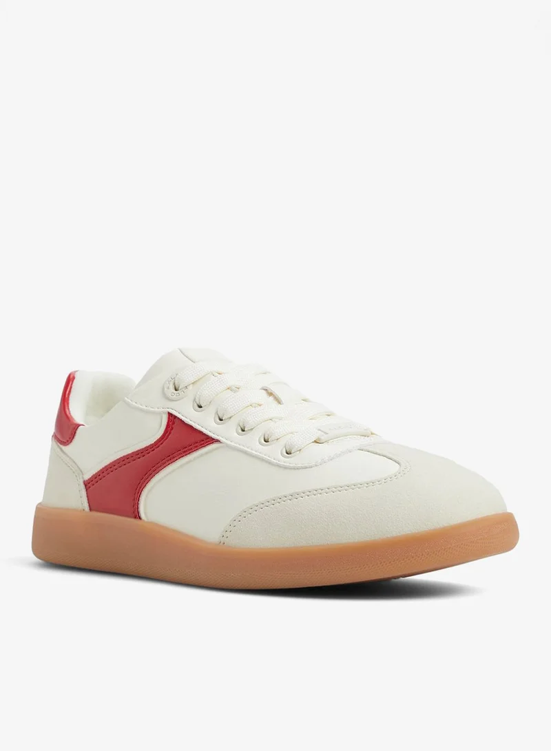 Aldo WHITE COMBO Erilg Low Top Sneakers for Women | Best Price UAE