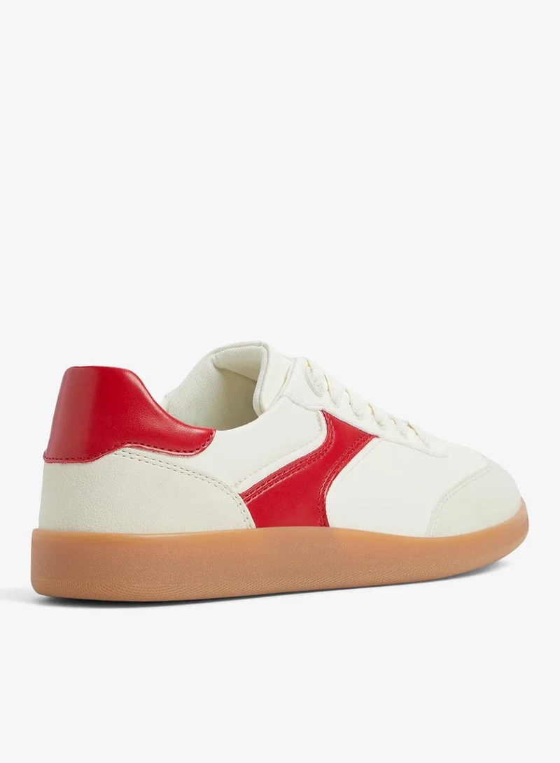 Aldo WHITE COMBO Erilg Low Top Sneakers for Women | Best Price UAE